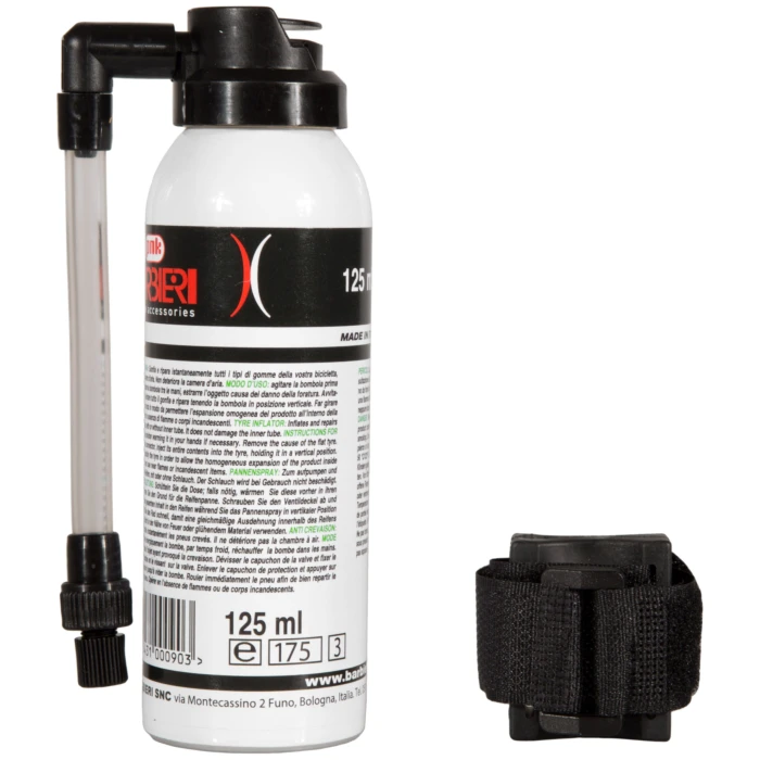 Barbieri Gonfia E Ripara 125ml (per 29") + Attacco Velcro 2 Barbieri Gonfia E Ripara 125ml (per 29") + Attacco Velcro