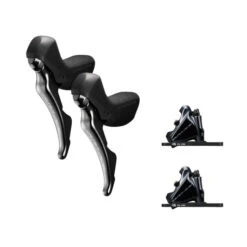 Shimano Dura-Ace ST-R9120 / BR-R9170 Coppia Comandi Freno A Disco 2x11v