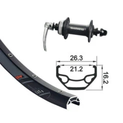 GMB Alivio / Rodi Blackrock Disc QR Ruota Anteriore MTB 29"