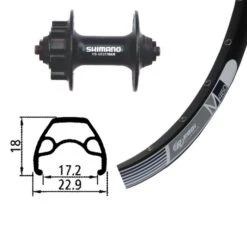 GMB Alivio / Rodi M 460 Disc Ruota Anteriore MTB 26