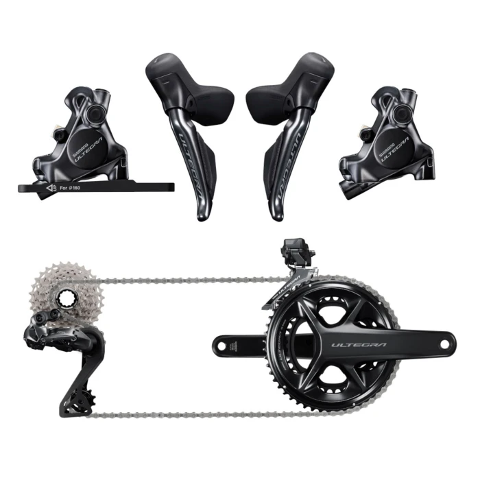 Gruppo Shimano Ultegra Di2 R8100 2x12v Freno A Disco 3 Gruppo Shimano Ultegra Di2 R8100 2x12v Freno A Disco