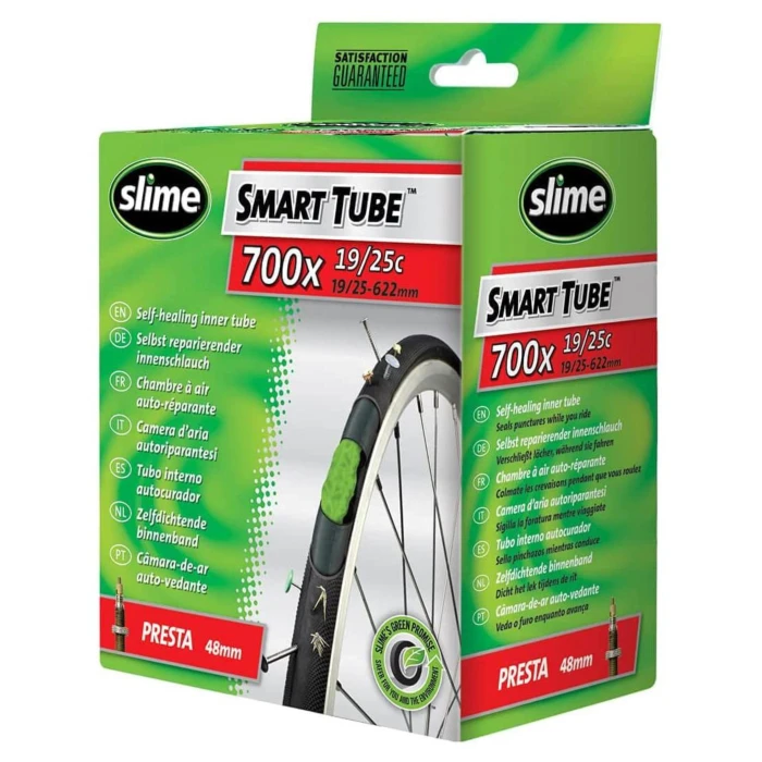 Slime Smart Tube Camera Corsa Con Sigillante 700x19/25 Presta 48mm 3 Slime Smart Tube Camera Corsa Con Sigillante 700x19/25 Presta 48mm